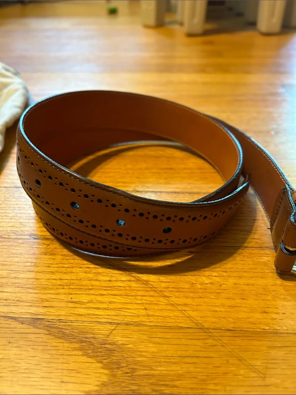 Allen Edmonds Walnut Brown Leather Strand Oxford Dress Shoes and Belt - Men